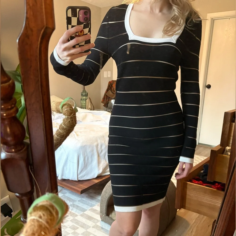 BALMAIN Sheer Bandage Dress| size 38 - Picture 13 of 13